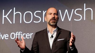 Uber CEO Dara Khosrowshahi says the company is on track for 2019 IPO. AP Photo