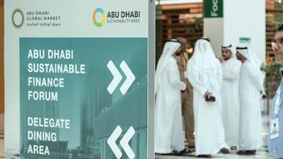 Around Dh598bn has been invested in clean energy in Mena. Green financing topped the agenda in Abu Dhabi last week. Antonie Robertson/The National