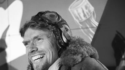 British businessman Sir Richard Branson during the launch of Virgin Atlantic Airways on April 6, 1984.