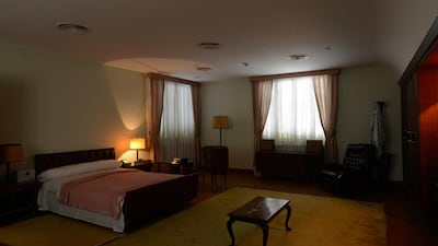 The bedroom where Nasser died.