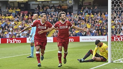 2017: Watford 3 Liverpool 3 - Stefano Okaka gave Watford an eighth-minute lead, with Abdoulaye Doucoure re-establishing their one-goal advantage shortly after Sadio Mane had equalised. Roberto Firmino levelled from the penalty spot after debutant Mohamed Salah was fouled, with the Egypt international then poking Liverpool ahead - only for Miguel Britos to equalise from what appeared to be an offside position and give Marco Silva a positive first outing as Watford boss. Getty