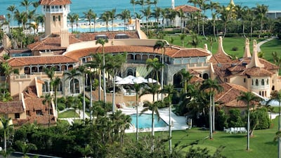 Mar-a-Lago, the oceanfront estate of the billionaire Donald Trump in Palm Beach, Florida, was donated to the US government in 1973 when its owner died, and was invisioned as a retreat for presidents and foreign dignitaries. The government gave it back in 1980, and Mr Trump bought it in 1985. Now it is used as his wekend retreat, where he sometimes hosts foreign dignitaries. John Roca / Getty Images