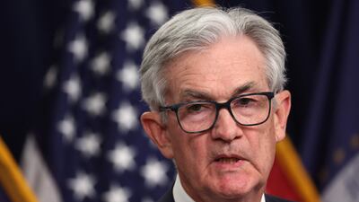 Federal Reserve chairman Jerome Powell. AFP