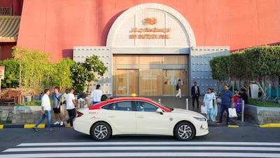 The taxi-sharing service enables passengers to share rides between Dubai and Abu Dhabi. Photo: Dubai Media Office
