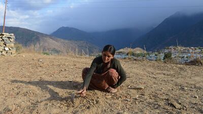 Dana Sunar, 18, who is the last member of the Dalit caste in her class, was taken at 14 and forced to marry an 18-year-old farmer.