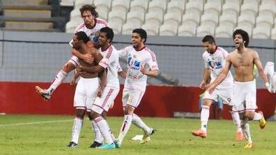 Al Jazira's come-from-behind victory over Al Shabab propelled them to sixth place in the Pro League table. Razan Alzayani / The National