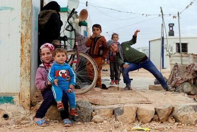 Syrian refugees in the Zaatari camp. Reuters