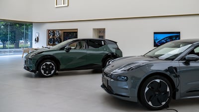 Zeekr EV in the showroom of a shop in Hainan Province, China. EV battery technology and raw material needs are still evolving as the world’s car makers seek to slash costs. Bloomberg