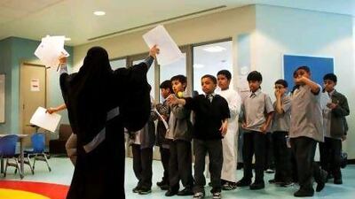 Parents of children studying in state schools can access their academic and medical records with the swipe of an Emirates ID card.