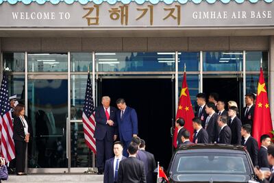 Xi Jinping told Donald Trump via a translator that it was normal for the two leading economies of the world to have friction. Getty Images