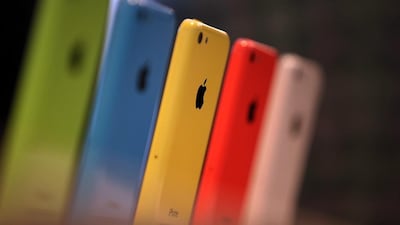 The new iPhone 5c and Ss will come with the new operating system iOS 7 already installed. Justin Sullivan / Getty Images / AFP