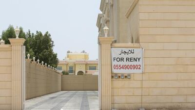 Mohammed Bin Zayed City villas: Q3no change. 3BR - Dh100-115,000. 4BR - Dh130-150,000. 5BR - Dh155-180,000. Q3 2013-Q3 2014 up 4%. Mona Al-Marzooqi / The National