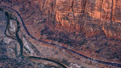 The eye-boggling rock formations of Zion National Park in Utah. Alamy Stock Photo