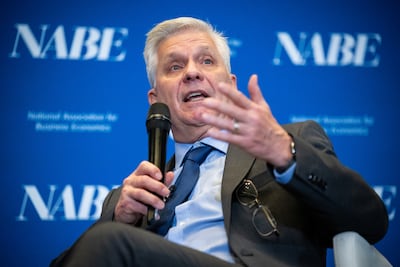 US Fed governor Christopher Waller. Bloomberg