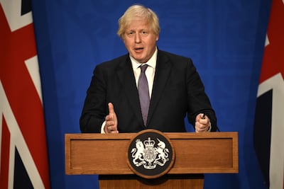 UK Prime Minister Boris Johnson's government has been overseeing a successful vaccination campaign. AFP