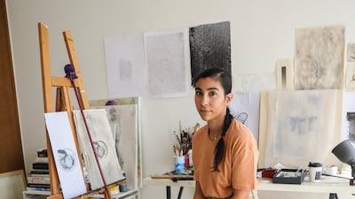 Syrian artist Sawsan Al Bahar. Photo: Firetti Contemporary