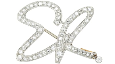 Garrard & Co diamond brooch, 1953