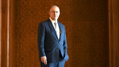 Mayor Ahmed Aboutaleb of Rotterdam in Abu Dhabi, UAE, March 24, 2019. Khushnum Bhandari for The National