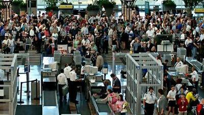 Passengers at American airports complain of intrusive personal security checks, while in Britain there are massive queues at passport control. Critics say the checks are futile, supporters say they are a deterrent.
