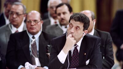 Former Egyptian Minister of Foreign Affairs Amr Moussa. AFP