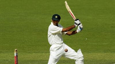 Then India vice-captain Rahul Dravid scored a double hundred followed by an unbeaten fifty to help his team secure a win in Adelaide and a rare series lead in the 2003/04 series. Hamish Blair / Getty Images
