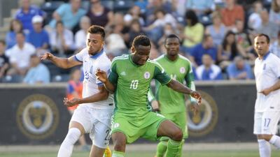 Nigeria midfielder John Mikel Obi, right, is the new Nigeria captain. Eric Hartline/USA TODAY Sports