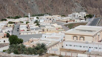 The small village of Nahwa in Sharjah.
