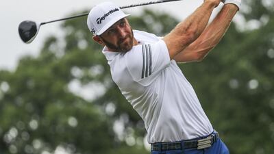 Dustin Johnson finished second on his debut at the Abu Dhabi HSBC Championship last year. Tannen Maury / EPA