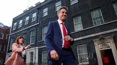 Better ties? Foreign Secretary Ed Miliband on Downing Street REUTERS / Jack Taylor TPX IMAGES OF THE DAY