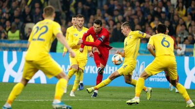 Portugal's Cristiano Ronaldo in action. Reuters
