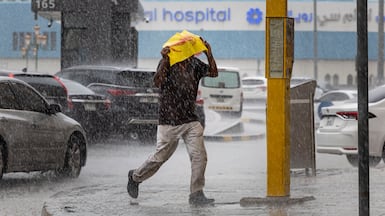 The UAE has been struck by heavy rain and storms in recent days. Antonie Robertson/The National