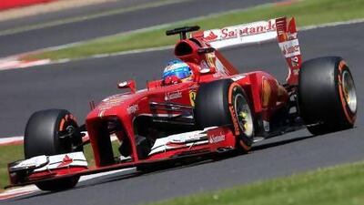 Fernando Alonso finished third in the British Grand Prix.