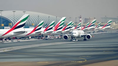 Mideast air traffic showed increased growth in March on Asia travel. AFP Photo