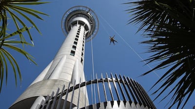 SkyJumpr in Auckland, New Zealand. Courtesy www.skyjump.co.nz