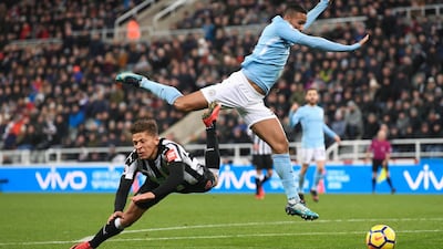 Manchester City won an 18th consecutive league game on Wednesday evening. Stu Forster / Getty Images