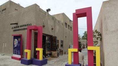 The Al Fahidi Historical Neighbourhood will come alive during the 11-day Sikka Art Fair, which starts this weekend. Jeffrey E Biteng / The National.