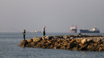 The Strait of Hormuz near Bandar Abbas, Iran. Reuters