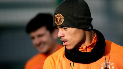 Mason Greenwood prepares for the Manchester derby. Getty