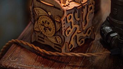 Captain Nemo puzzle box is one of many items on offer at the store.