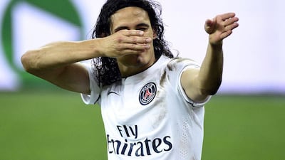 Edinson Cavani and Paris Saint-Germain top Group F in the Champions League with four points from two matches. Martin Bureau / AFP