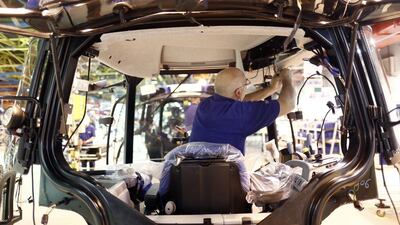 Although manufacturing and services PMI in the UK expanded last month, it came after an extremely weak reading in July. Bloomberg