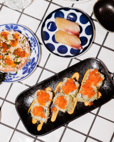 Japanese dishes at Mr Moto