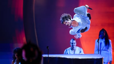Benson Boone performs during the 67th Annual Grammy Awards in Los Angeles. Reuters