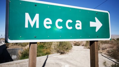 Mecca in California is a three-hour drive from Downtown Los Angeles. Getty