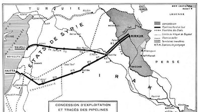 Total was historically involved in the first half of the 20th century in developing oil pipelines in the Middle East. Photo: TotalEnergies