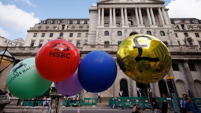 The Bank of England has raised UK interest rates to a 15-year high. EPA