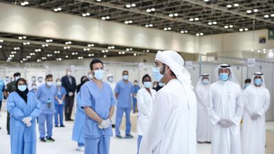 The center was converted into a 3,000-bed facility.