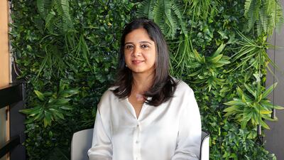 Varsha Tharanath aims to have a steady income with diversified investments by the time she reaches 45. Pawan Singh / The National