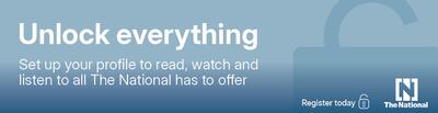 Register with The National for unlimited access to all of our content