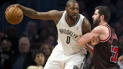 Andray Blatche, of the Brooklyn Nets, was granted citizenship by the Philippine Senate on Monday so he could participate with the nation at the 2014 Fiba basketball World Cup. Don Emmert / AFP